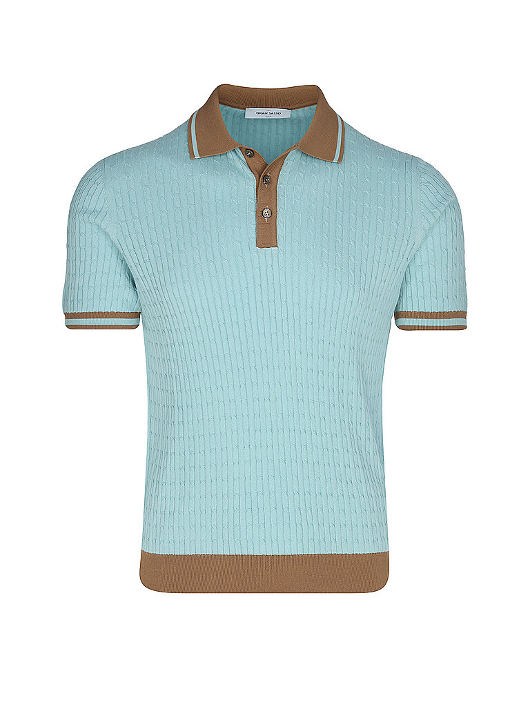 GRAN SASSO Poloshirt  türkis | 54 von GRAN SASSO