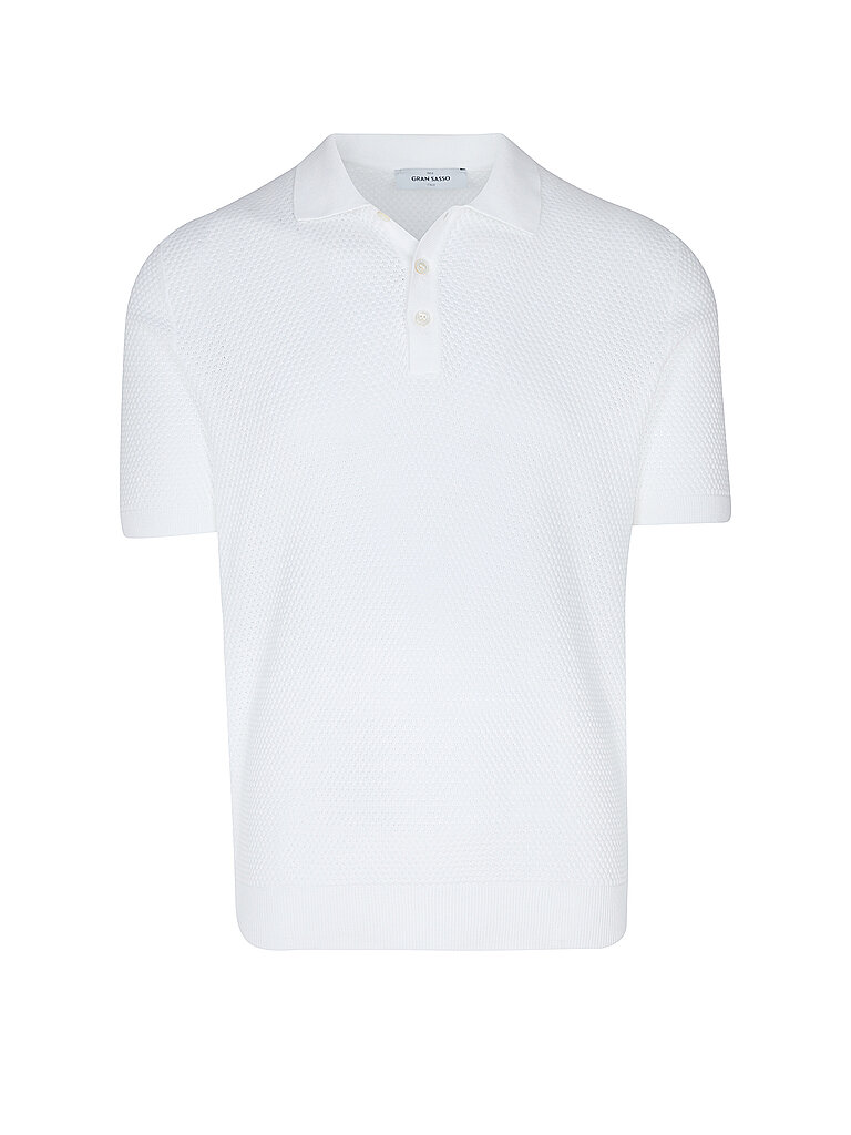 GRAN SASSO Poloshirt weiss | 46 von GRAN SASSO