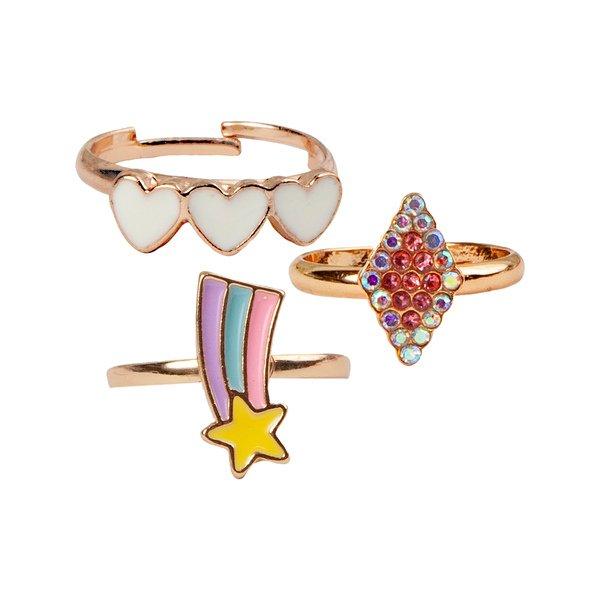 Ring Heart Star Mädchen Multicolor von GREAT PRETENDERS