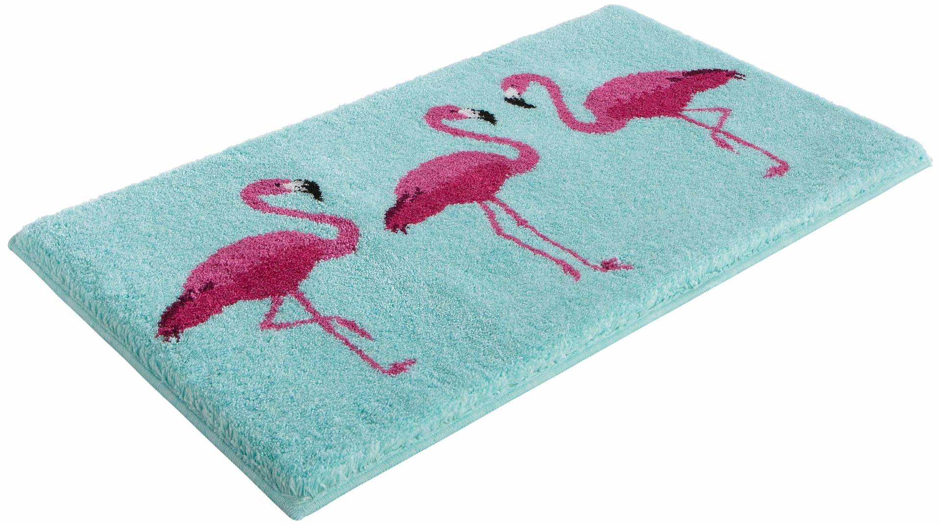 Grund Badematte »Flamingos«, Höhe 20 mm, rutschhemmend beschichtet, fussbodenheizungsgeeignet von Grund