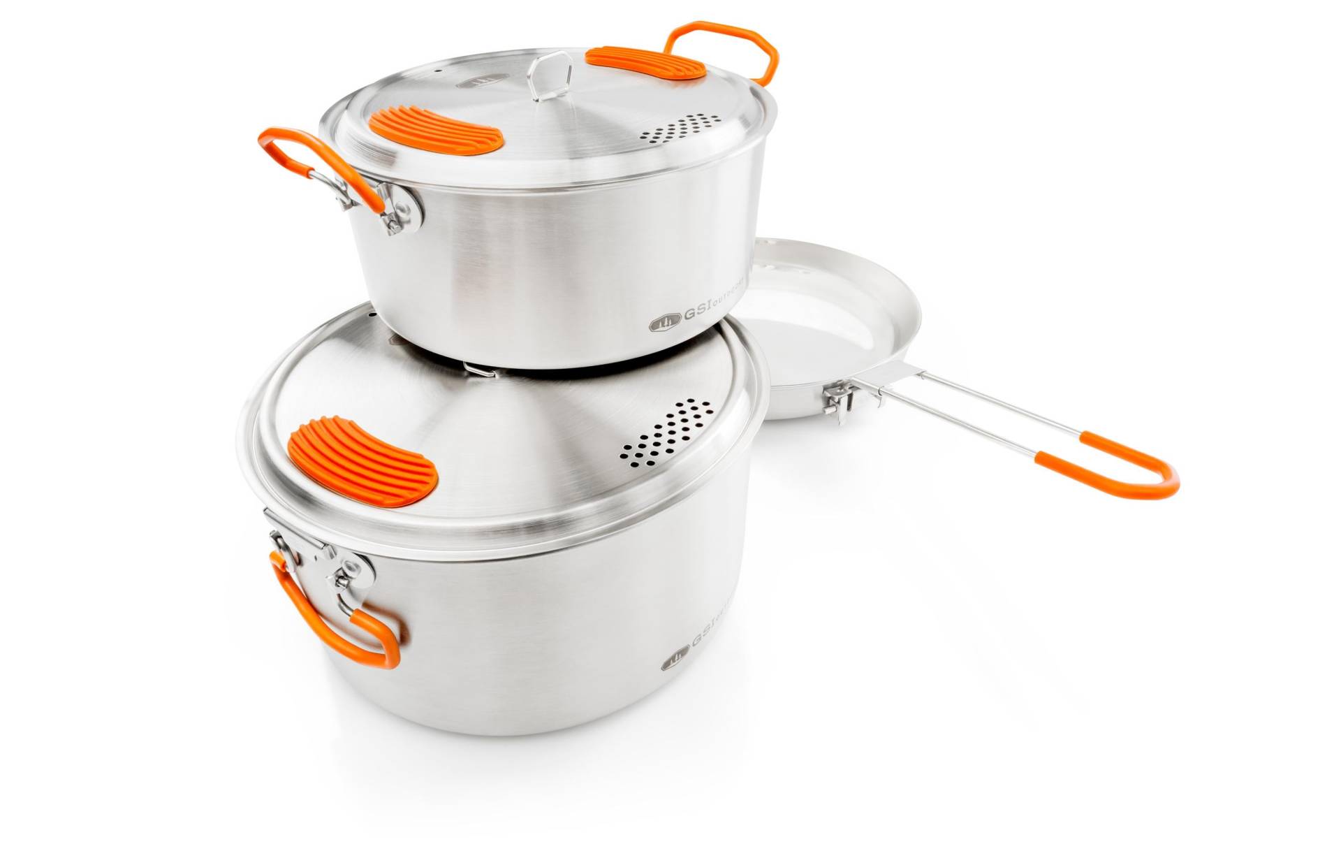 Geschirr-Set »GSI Glacier Stainless Base Camper Medium« von GSI Outdoors