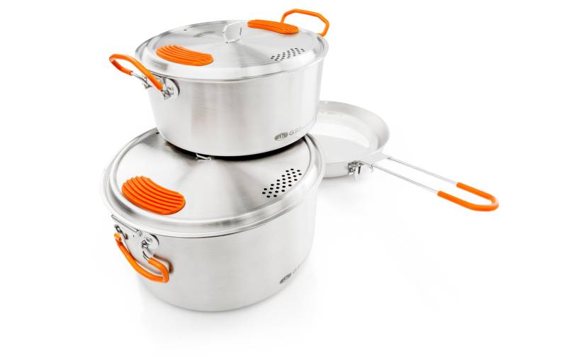 Geschirr-Set »GSI Glacier Stainless Base Camper Medium« von GSI Outdoors