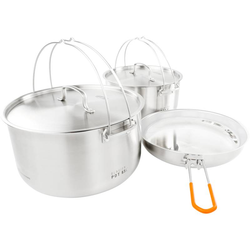 GSI Glacier Stainless Troop Kochgeschirr Set von GSI