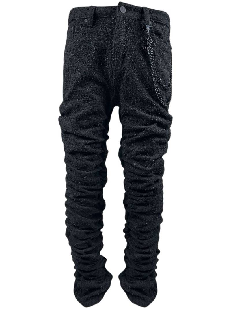 GUAPI ruched jeans - Black von GUAPI