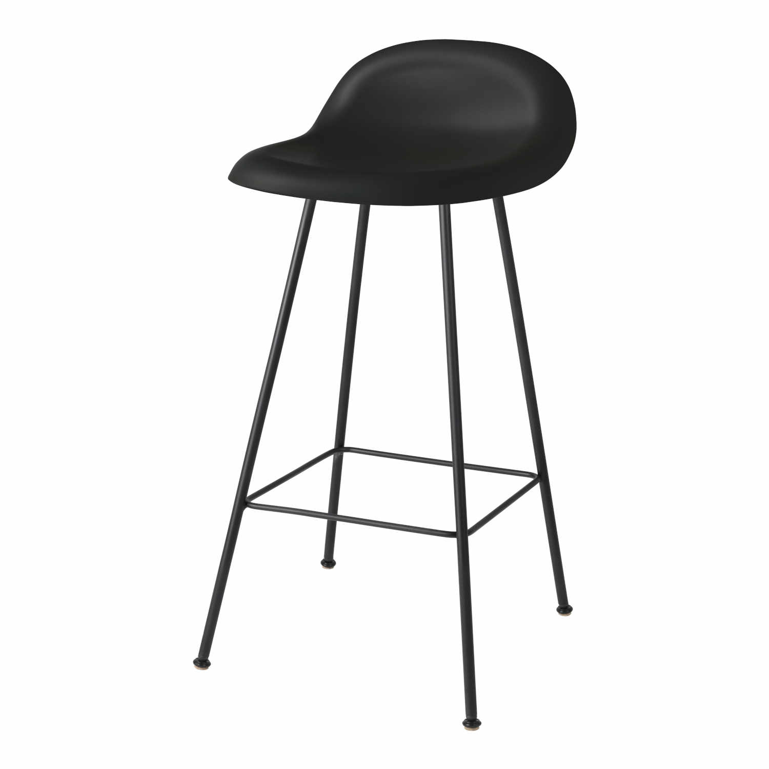 3D Bar/Counter Stool Center Barhocker, Grösse sitzhöhe 66 cm von GUBI