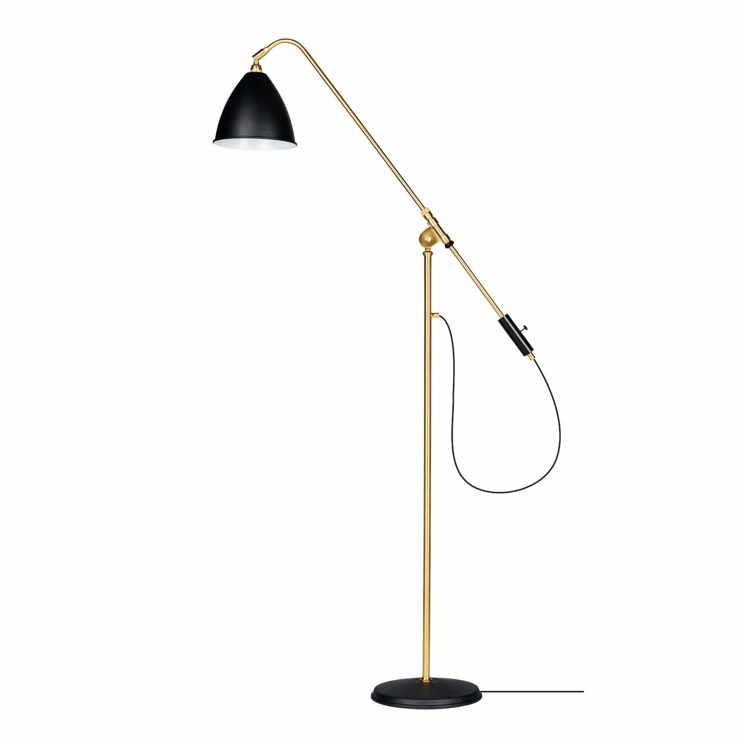 BL4 Floor Lamp Stehleuchte, Farbe soft black semi matt von GUBI