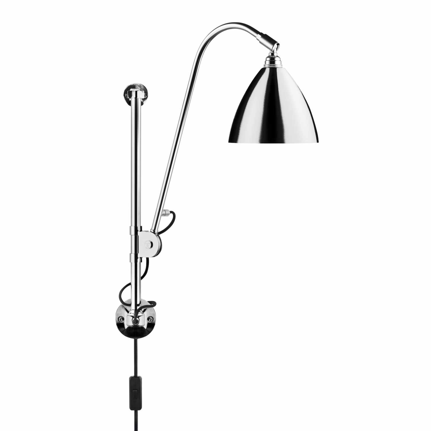 BL5 Wall Chrome Lamp Wandleuchte, Farbe chrome von GUBI