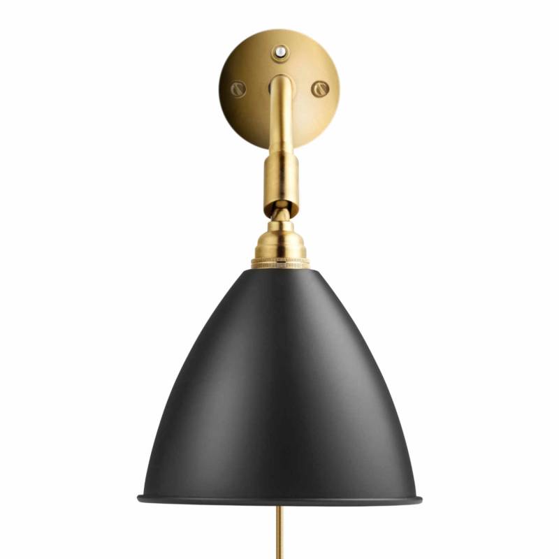 BL7 Wall Brass Lamp Wandleuchte, Farbe soft black semi matt von GUBI