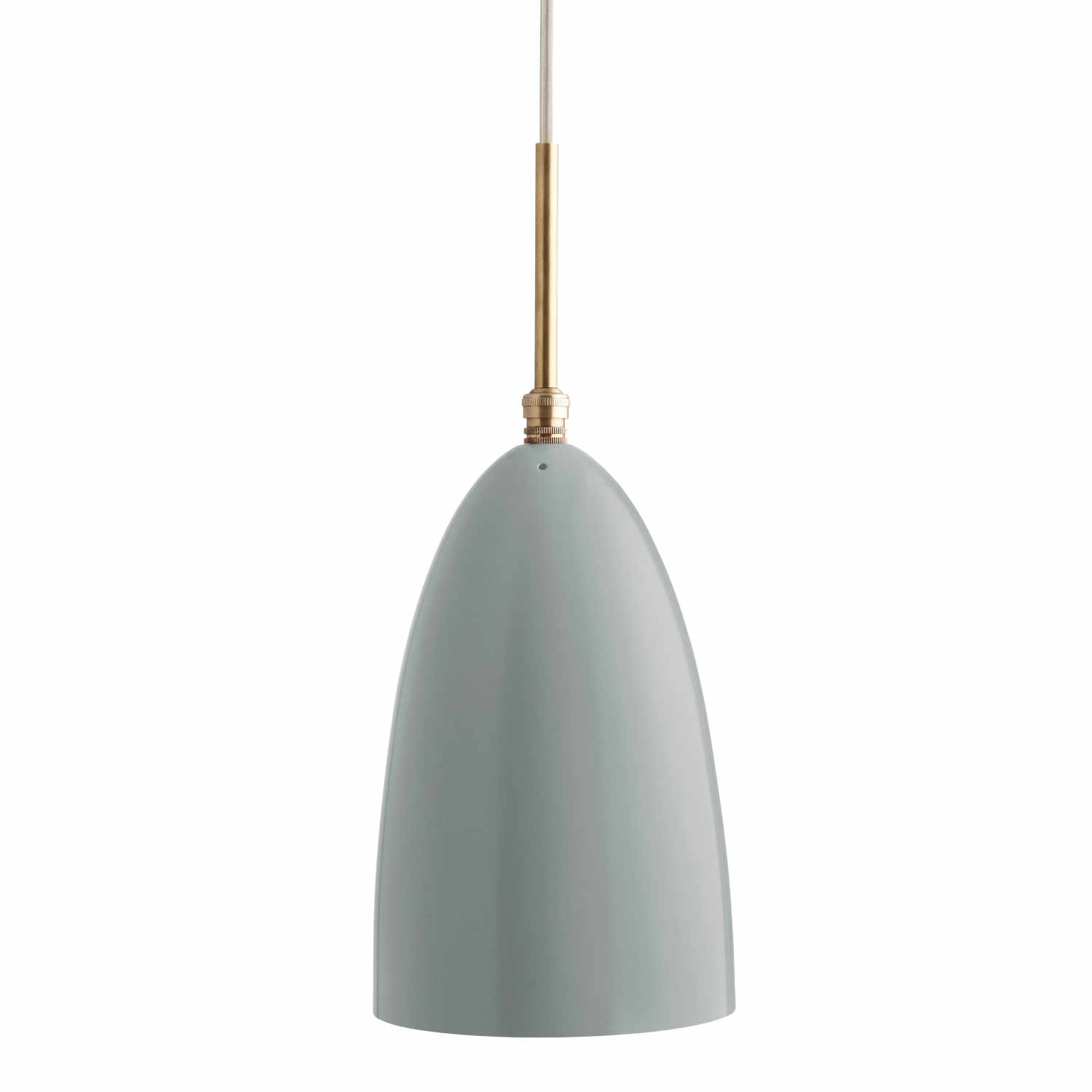 Gräshoppa Pendant Lamp Pendelleuchte, Farbe dusty blue semi matt von GUBI