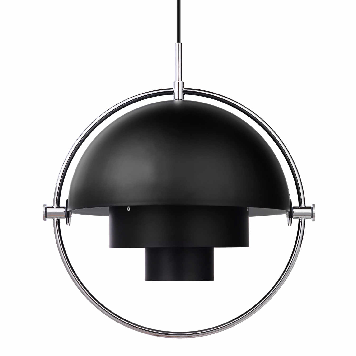 Multi-Lite Pendant Lamp Pendelleuchte, Grösse ø 25,5 cm, Farbe black semi matt Multi-Lite Pendant Lamp Pendelleuchte, Grösse ø 25,5 cm, Farbe black semi matt von GUBI