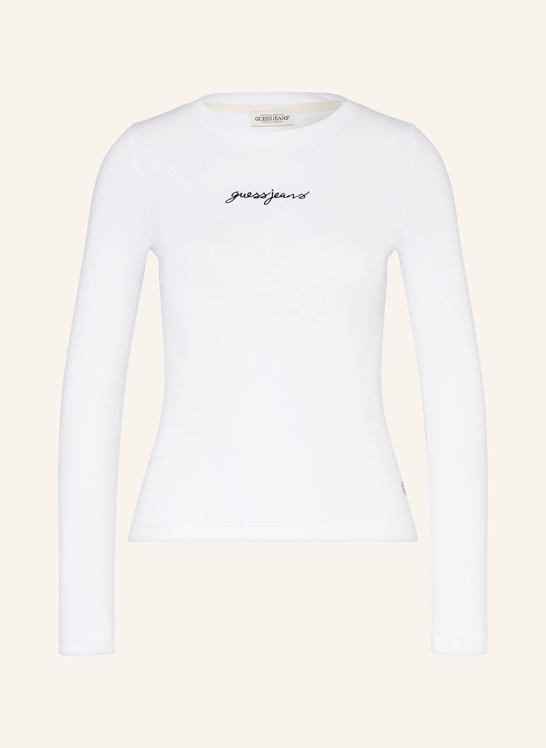 Guess Jeans Longsleeve weiss Guess Jeans Longsleeve weiss von GUESS JEANS