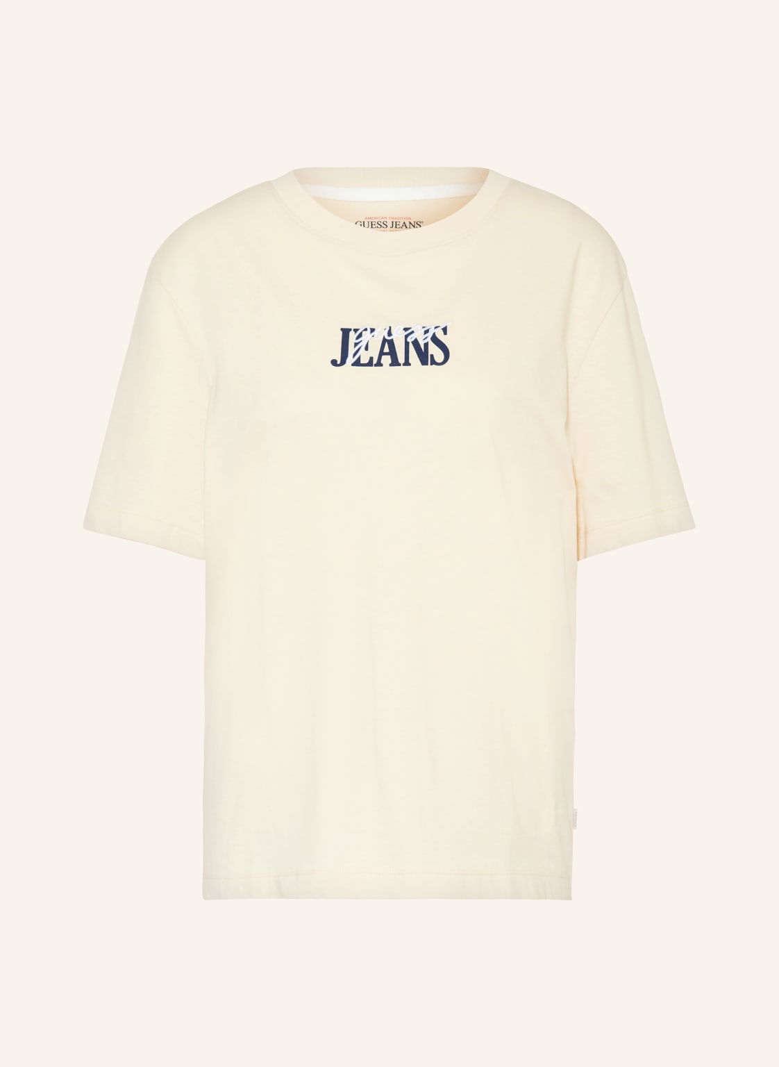 Guess Jeans Oversized-Shirt beige von GUESS JEANS