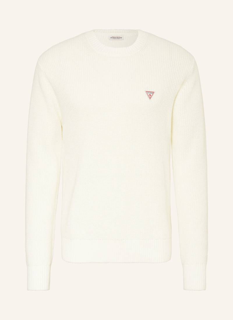 Guess Jeans Pullover weiss von GUESS JEANS