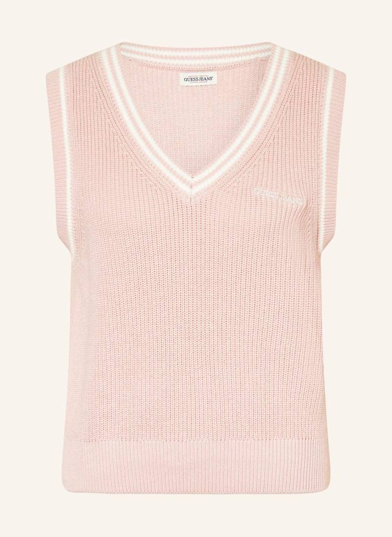 Guess Jeans Pullunder rosa von GUESS JEANS
