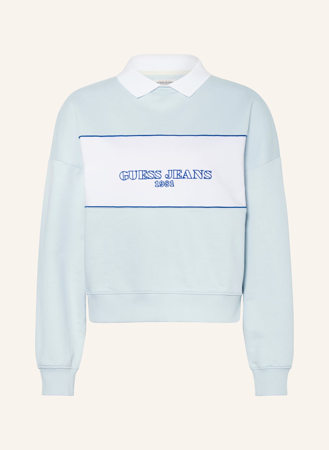 Guess Jeans Sweatshirt blau Guess Jeans Sweatshirt blau von GUESS JEANS