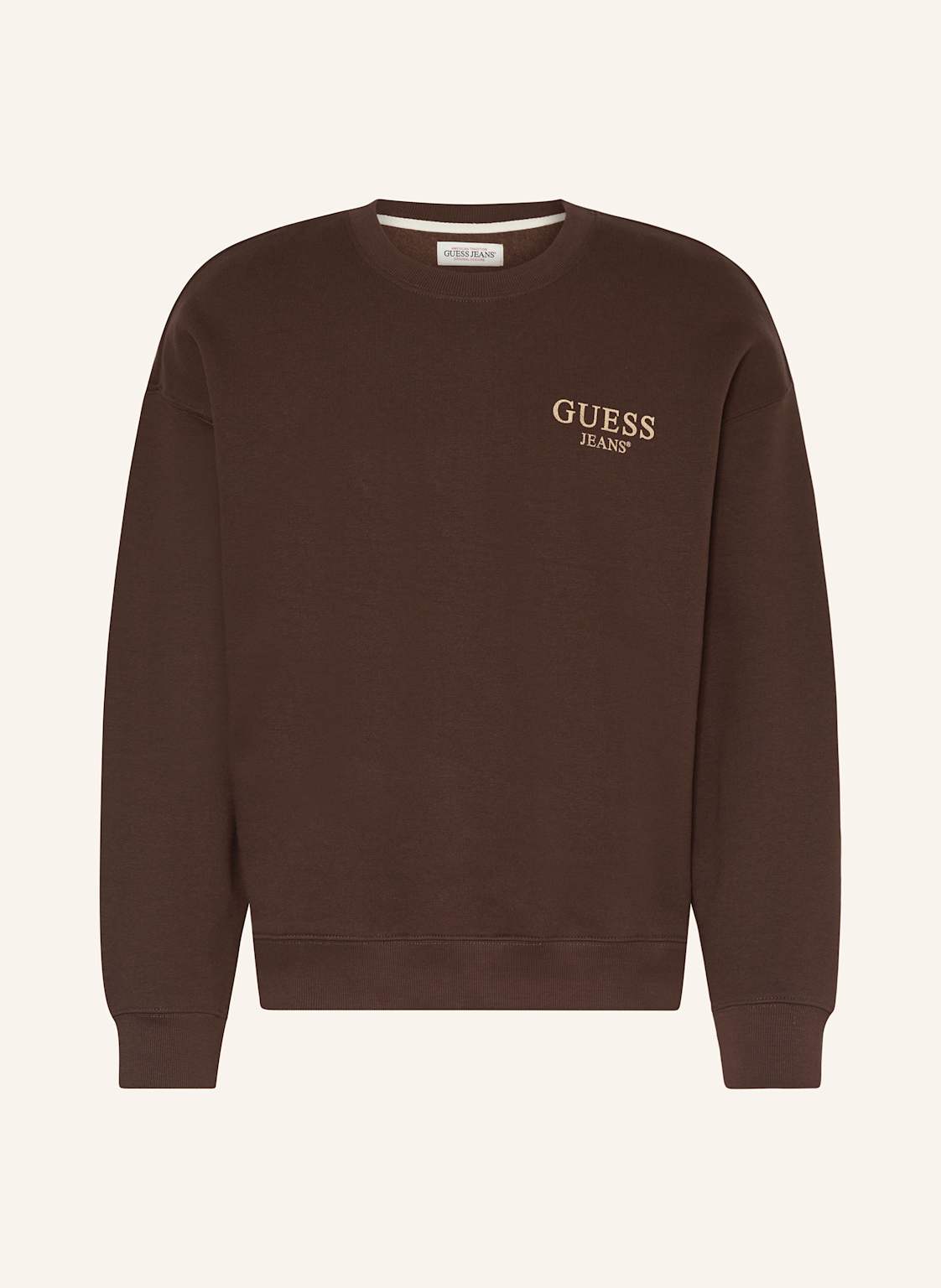 Guess Jeans Sweatshirt braun von GUESS JEANS