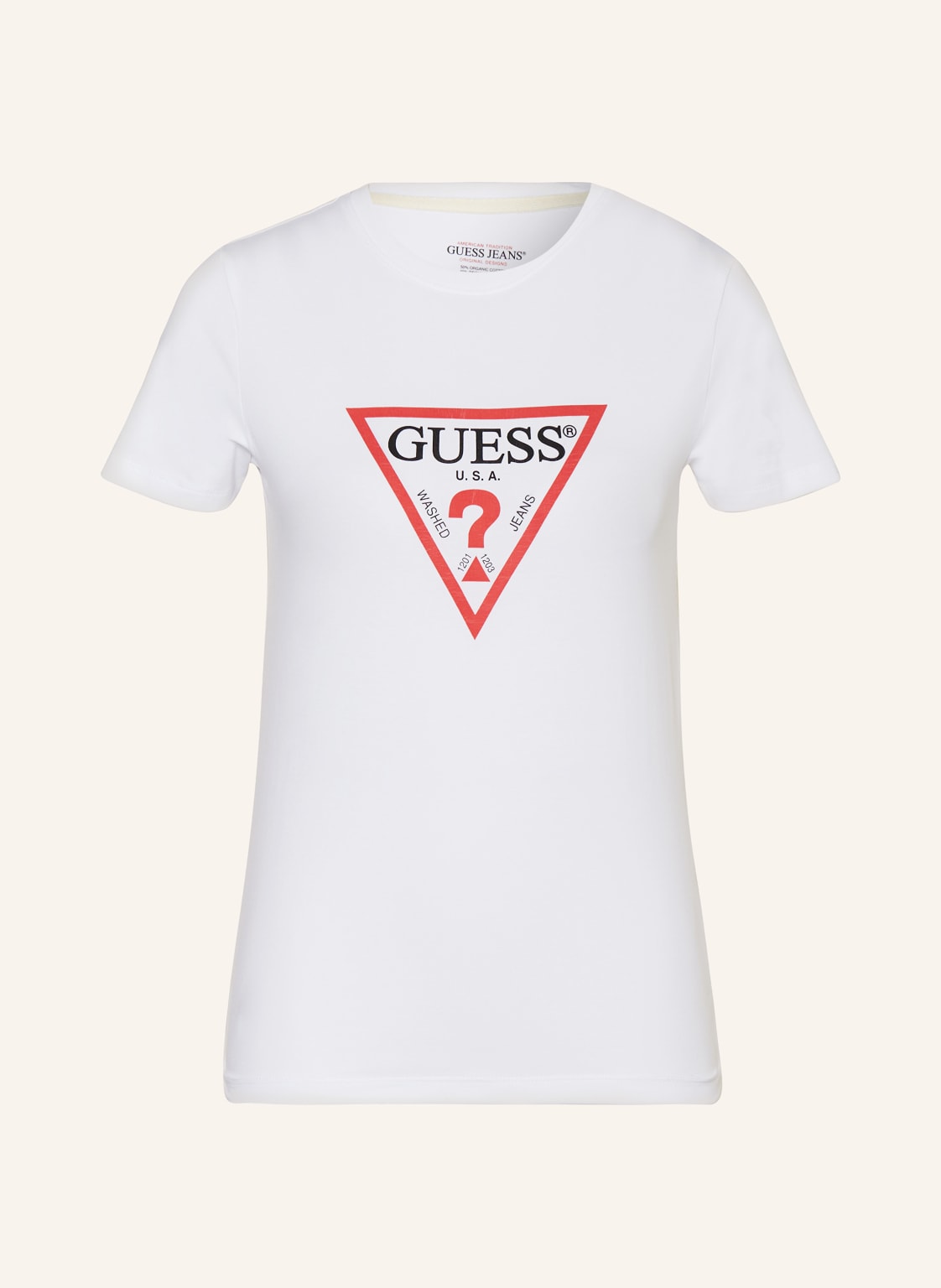 Guess Jeans T-Shirt weiss von GUESS JEANS