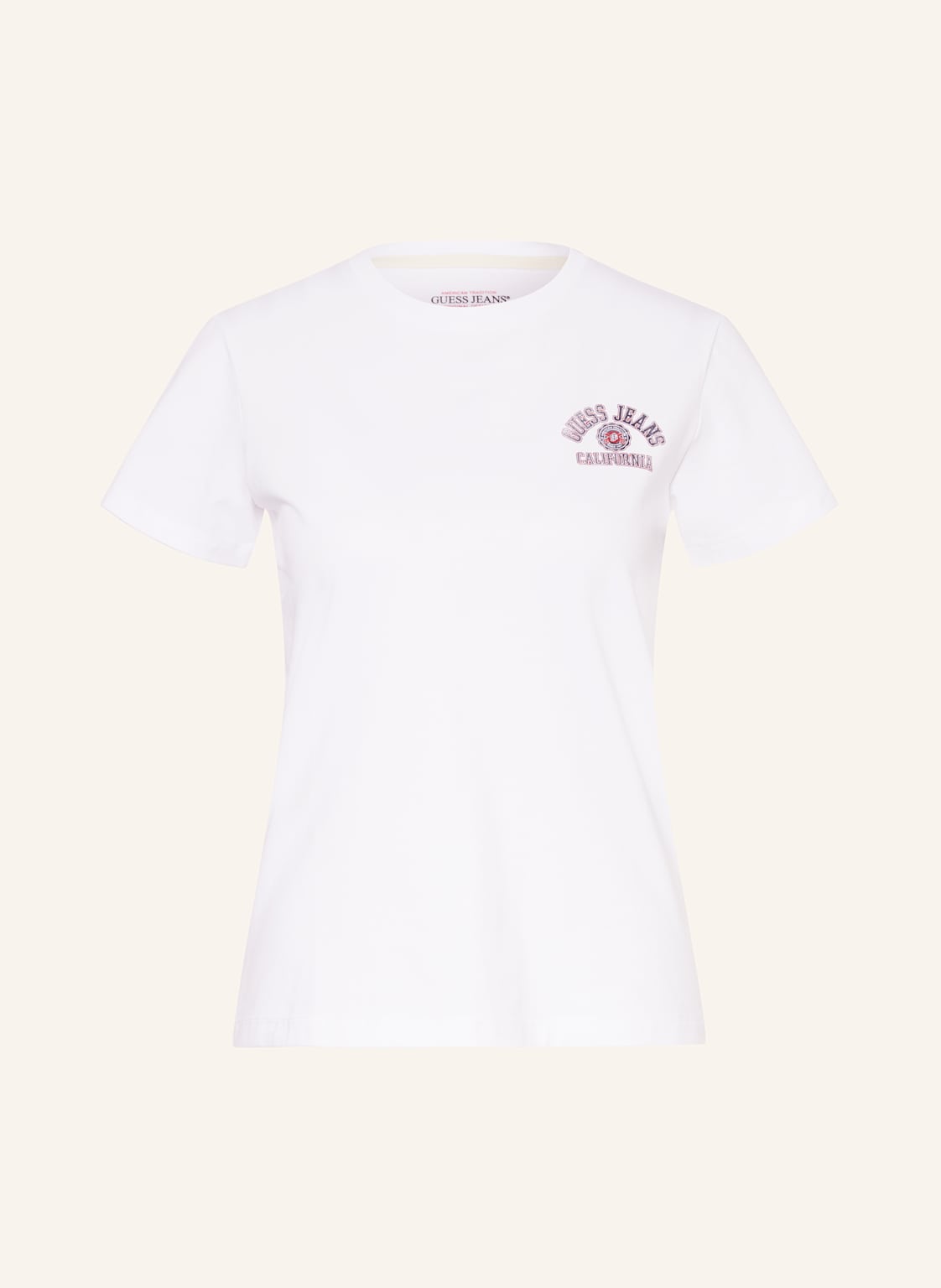 Guess Jeans T-Shirt weiss Guess Jeans T-Shirt weiss von GUESS JEANS