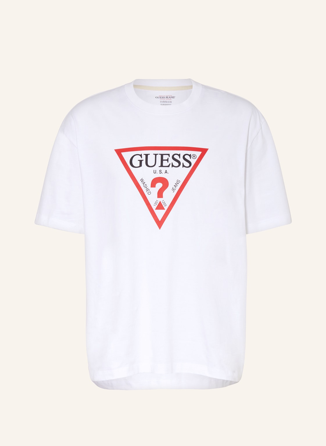 Guess Jeans T-Shirt weiss von GUESS JEANS