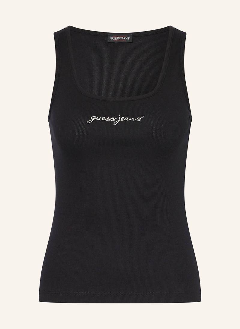 Guess Jeans Top schwarz von GUESS JEANS