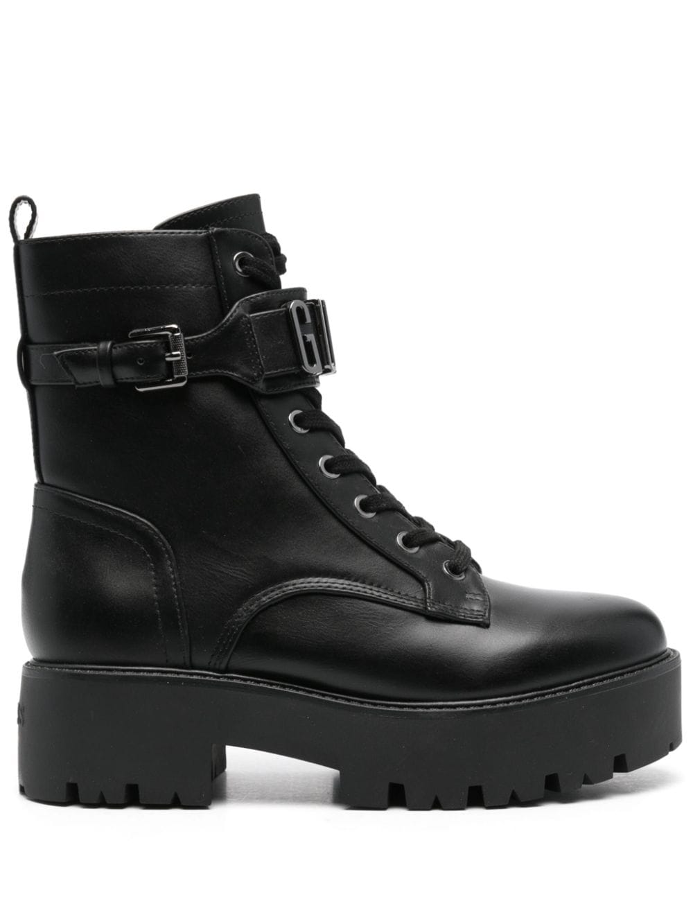 GUESS USA 50mm logo-lettering boots - Black von GUESS USA