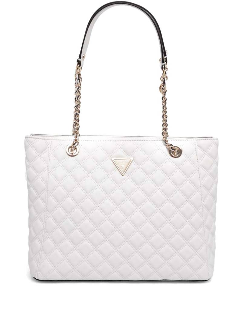 GUESS USA Giully shoulder bag - White von GUESS USA