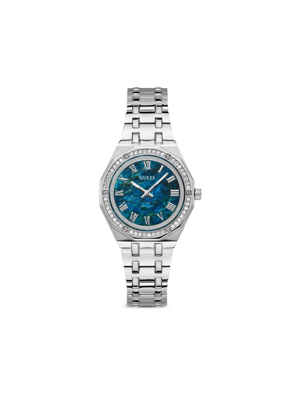 GUESS USA crystal bezel 36mm - Blue von GUESS USA