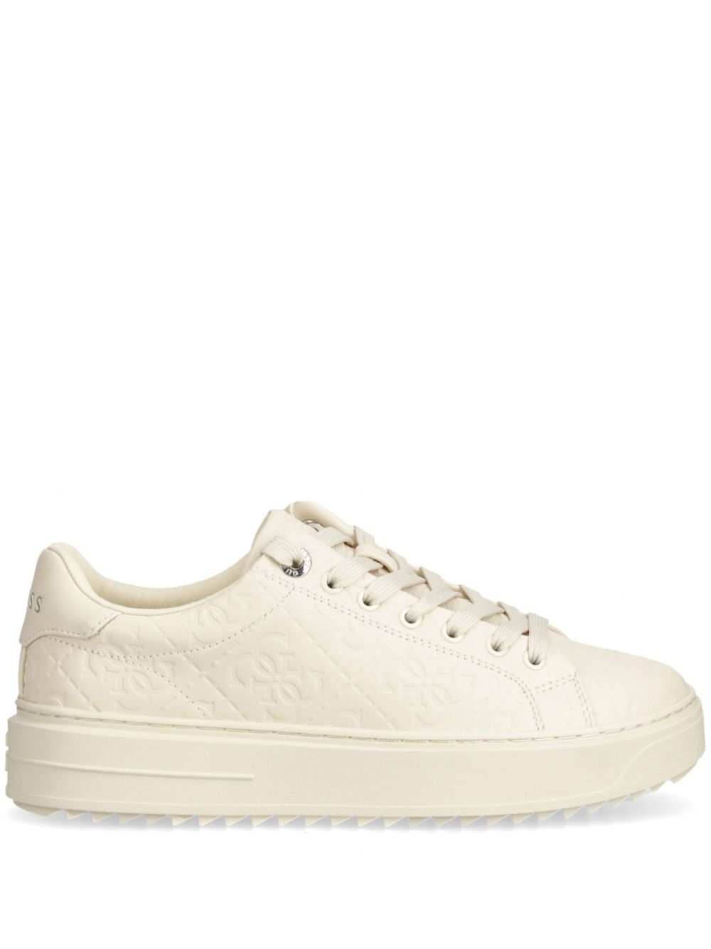 GUESS USA debossed-logo sneakers - White von GUESS USA