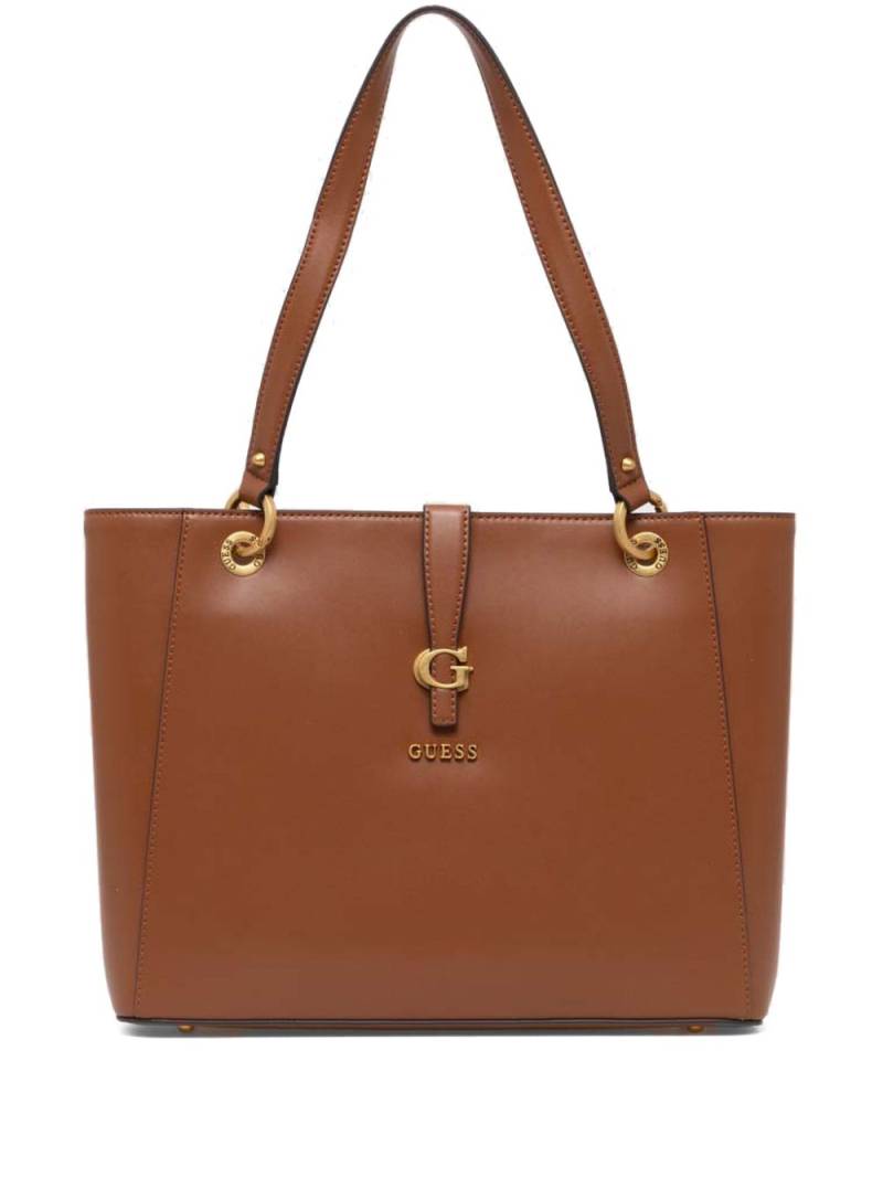 GUESS USA large Kuba tote bag - Brown von GUESS USA