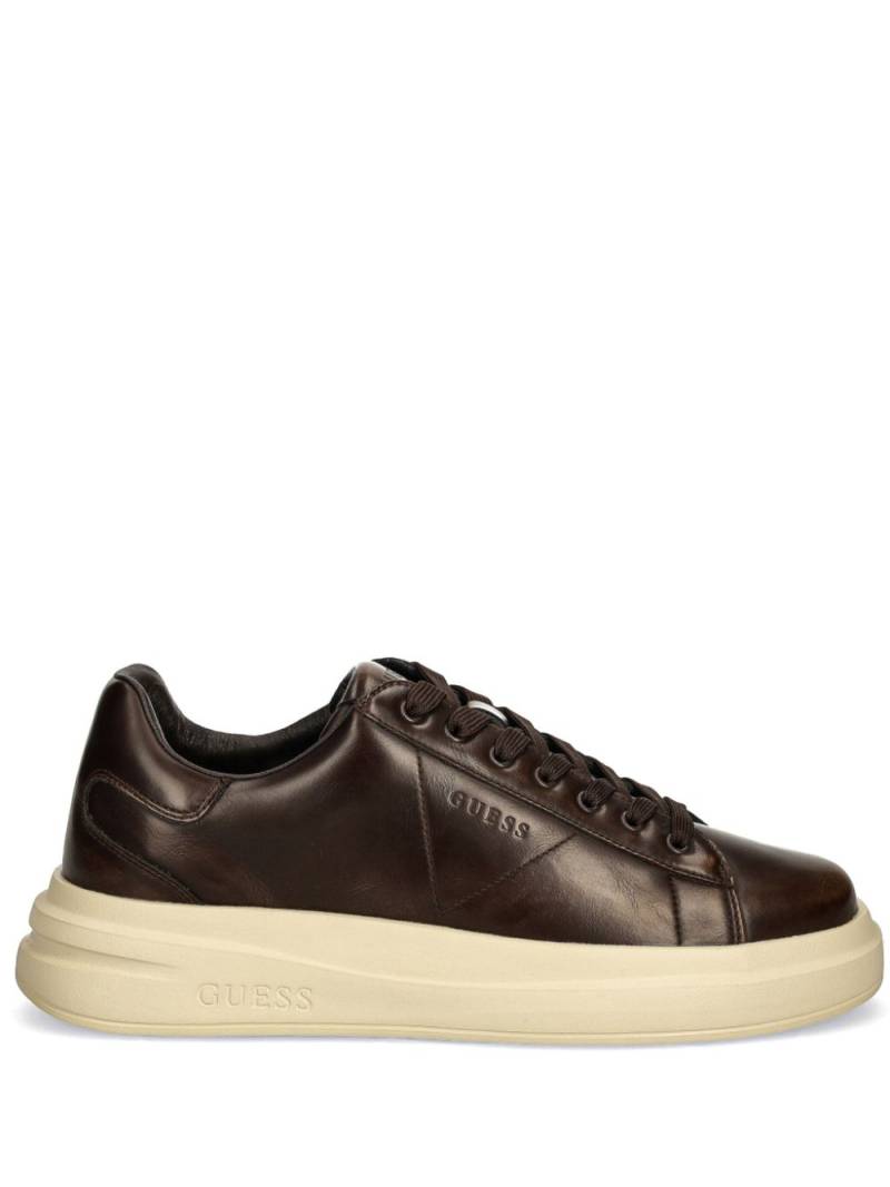 GUESS USA logo-embossed sneakers - Brown von GUESS USA