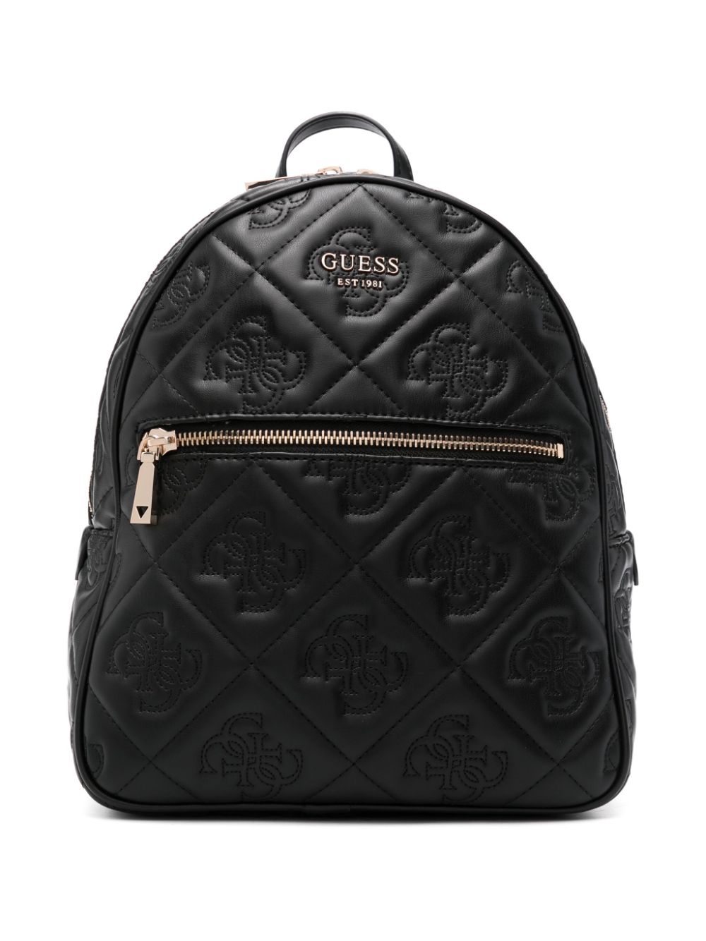 GUESS USA logo-embroidered backpack - Black von GUESS USA