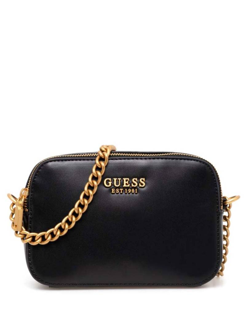 GUESS USA logo-lettering crossbody bag - Black von GUESS USA