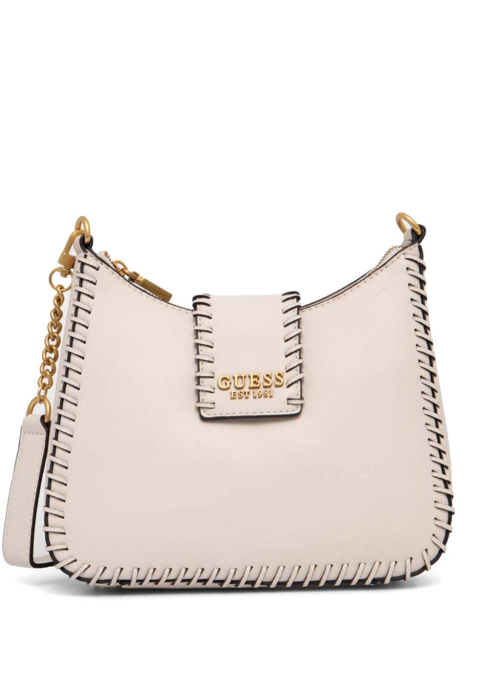 GUESS USA logo-lettering shoulder bag - Neutrals von GUESS USA