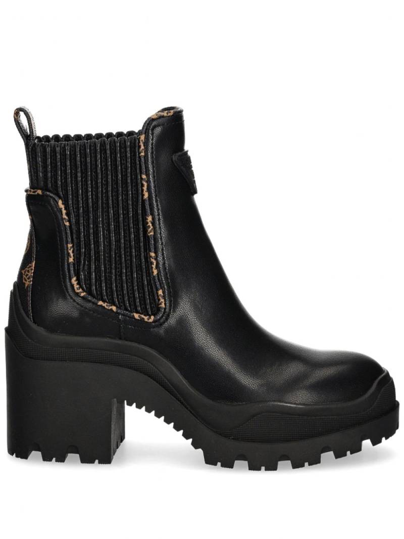 GUESS USA logo-print boots - Black von GUESS USA