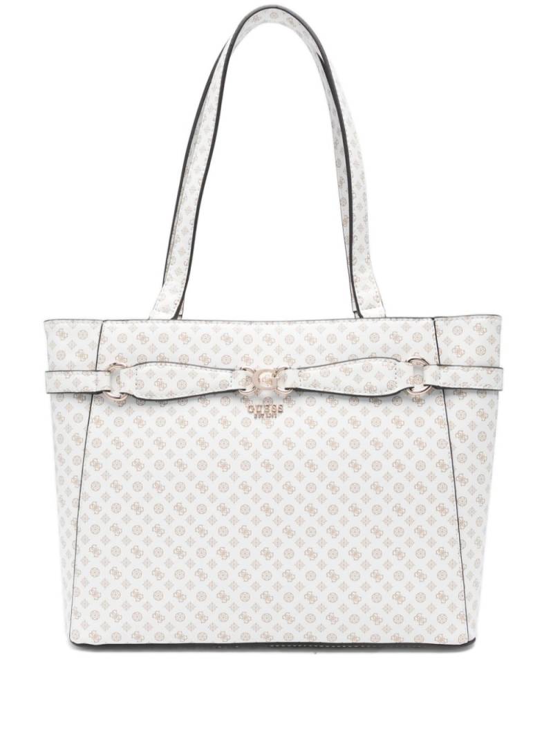 GUESS USA logo-print tote bag - White von GUESS USA