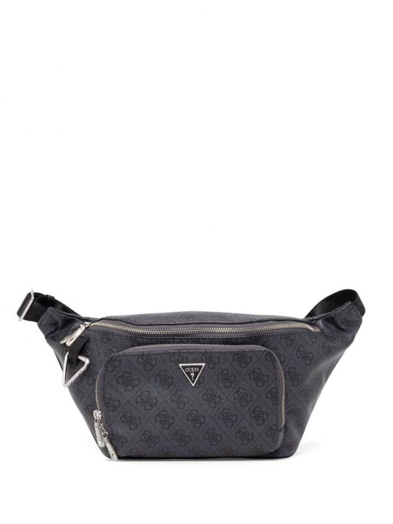 GUESS USA monogram-logo belt bag - Grey von GUESS USA