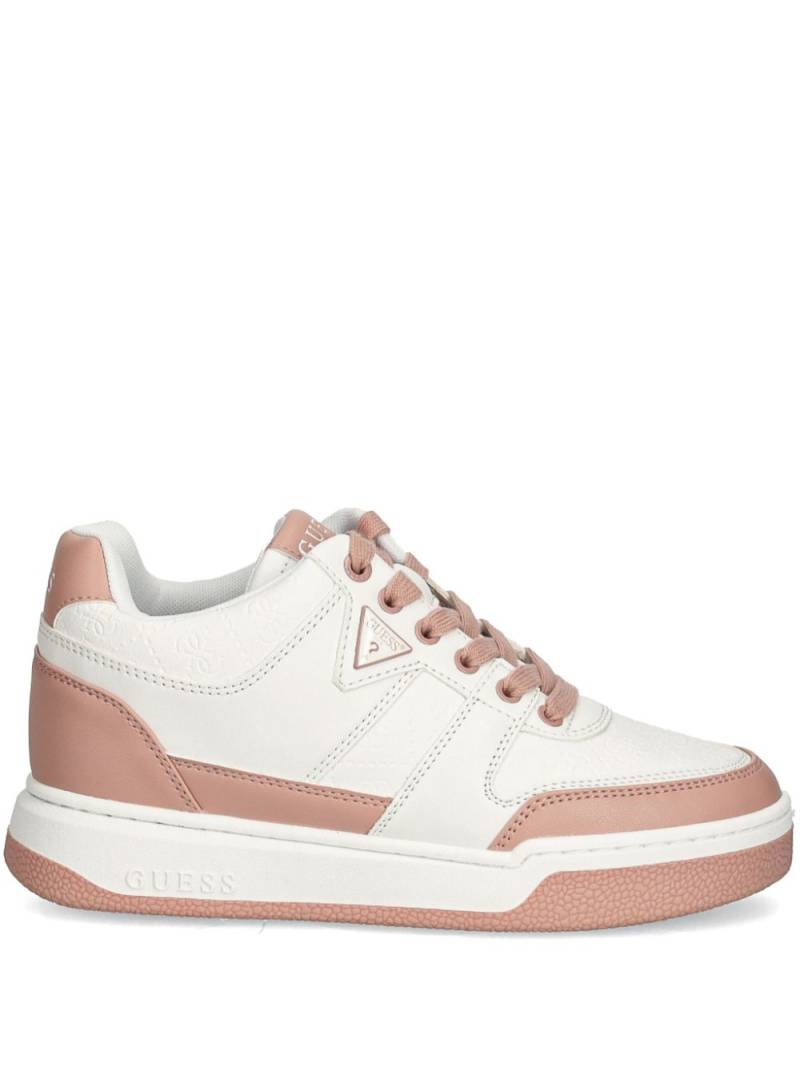 GUESS USA panelled sneakers - White von GUESS USA