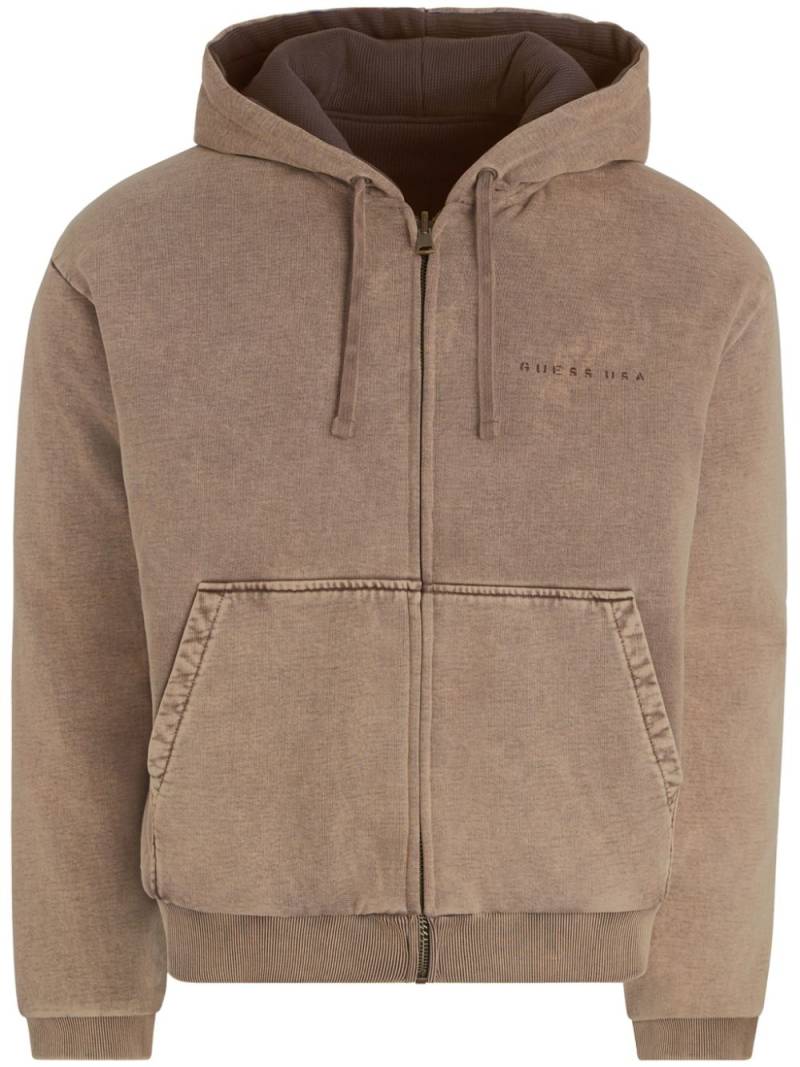 GUESS USA printed hoodie - Brown von GUESS USA