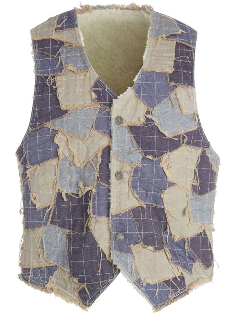 GUESS USA reversible waistcoat - Blue von GUESS USA