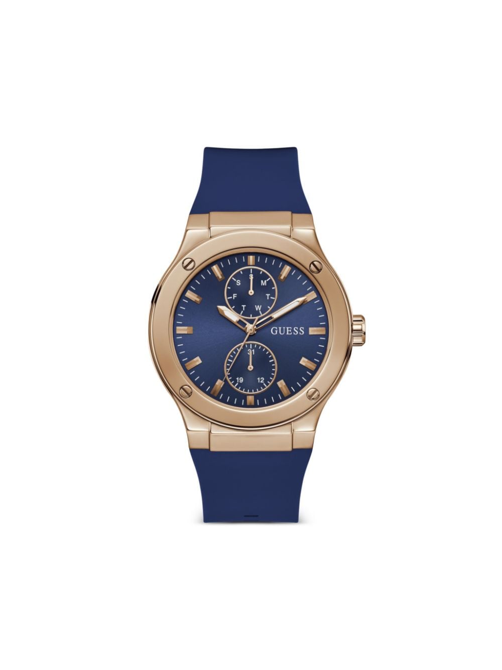 GUESS USA stainless steel chronograph 45mm - Blue von GUESS USA