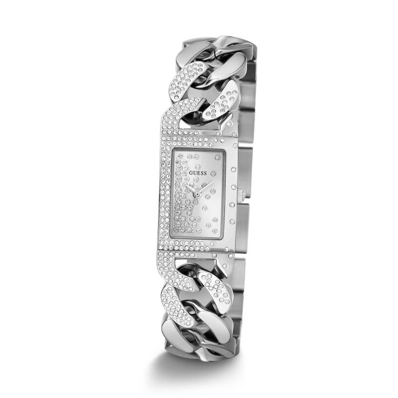 Analoguhr Damen Silber 19MM von GUESS