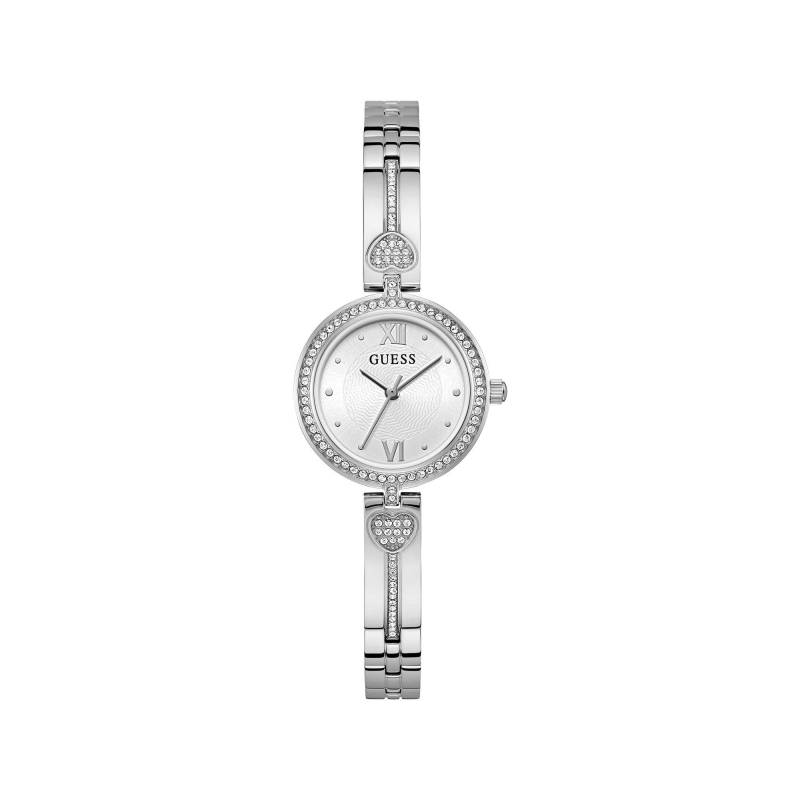 Analoguhr Damen Silber 27mm von GUESS