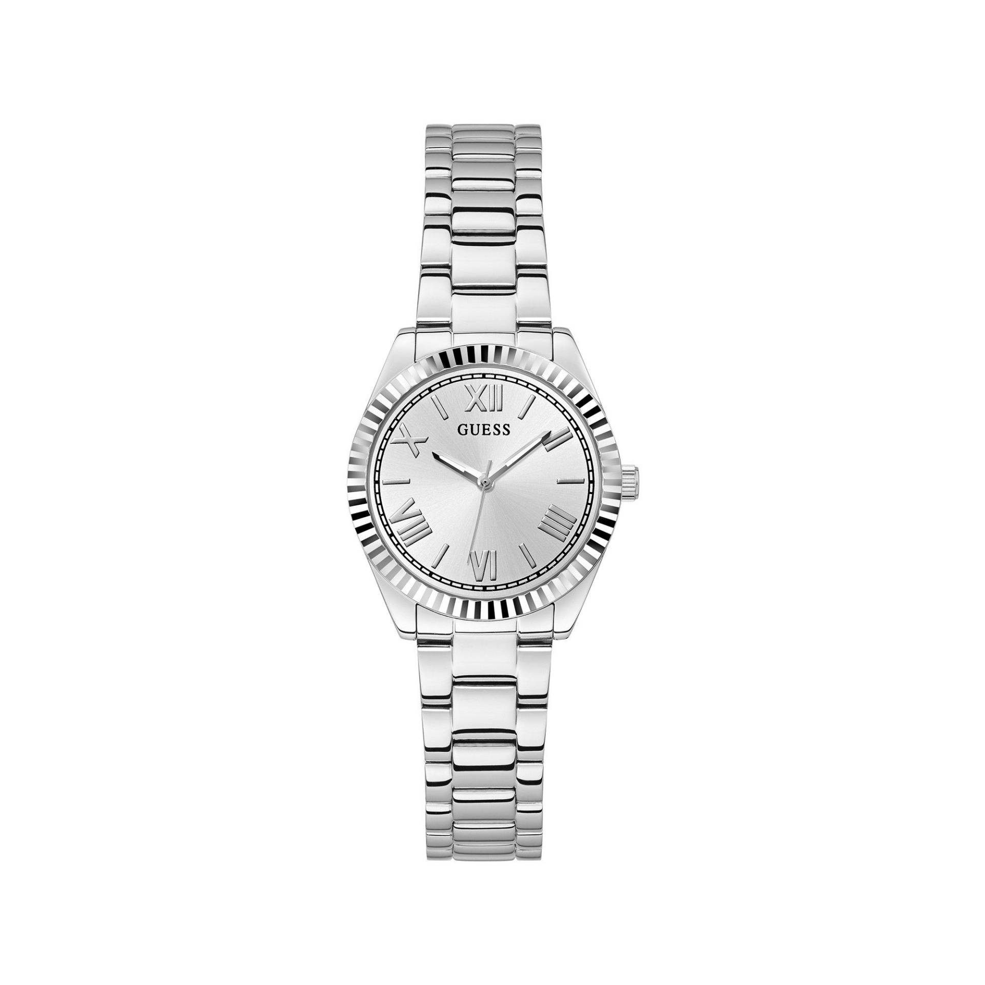 Analoguhr Damen Silber 30mm von GUESS