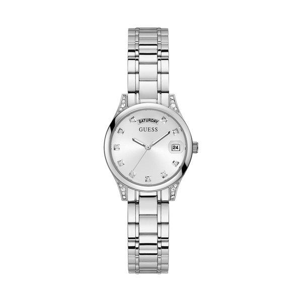 Analoguhr Damen Silber 31mm von GUESS