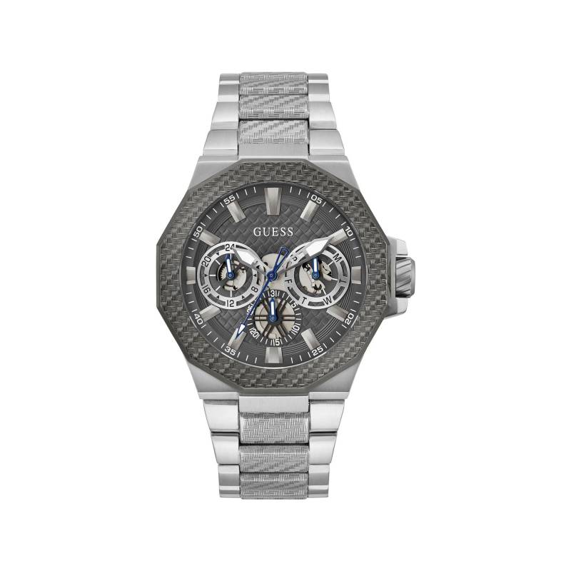 Analoguhr Herren Silber 45mm von GUESS