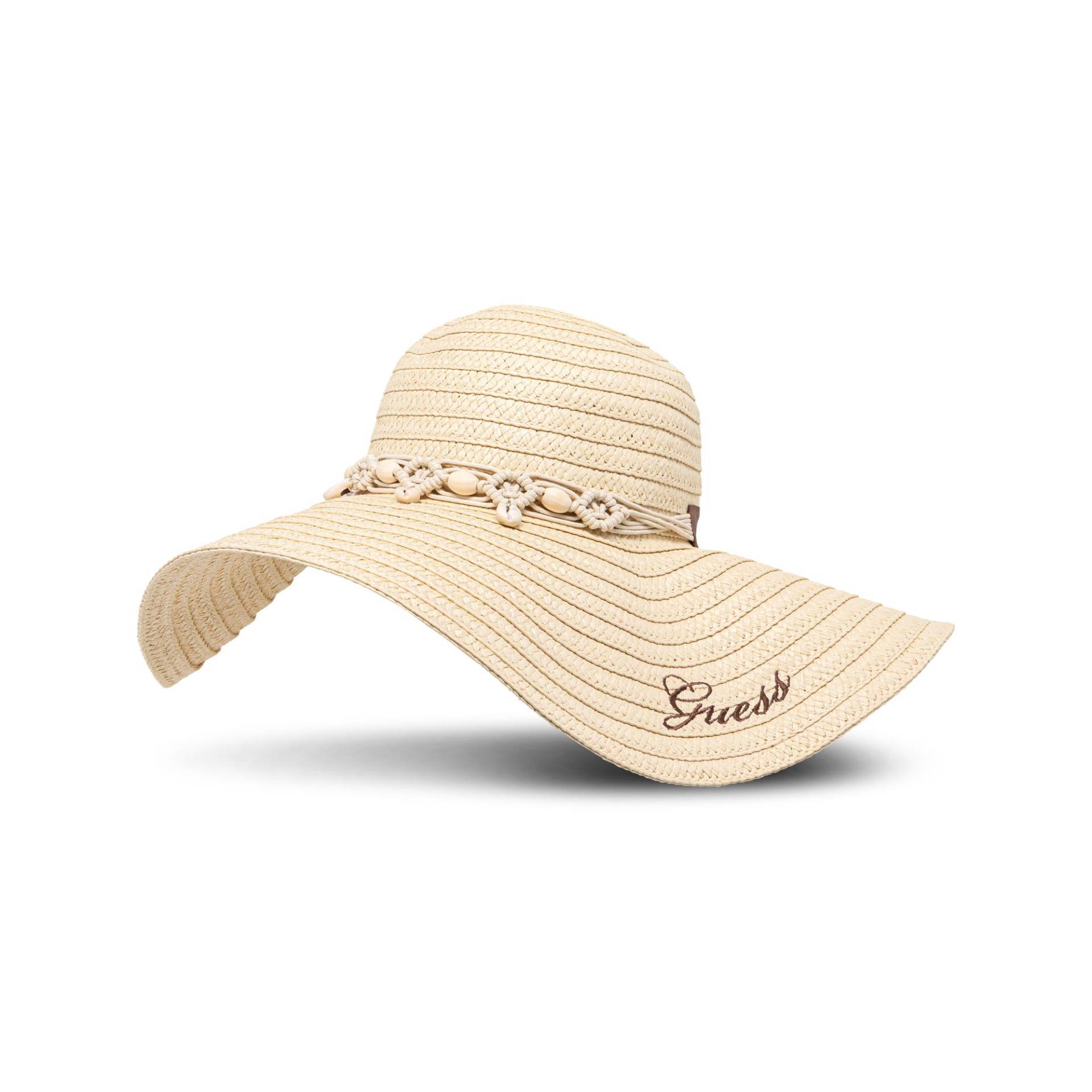 Fedora-hut Damen Ecru L von GUESS