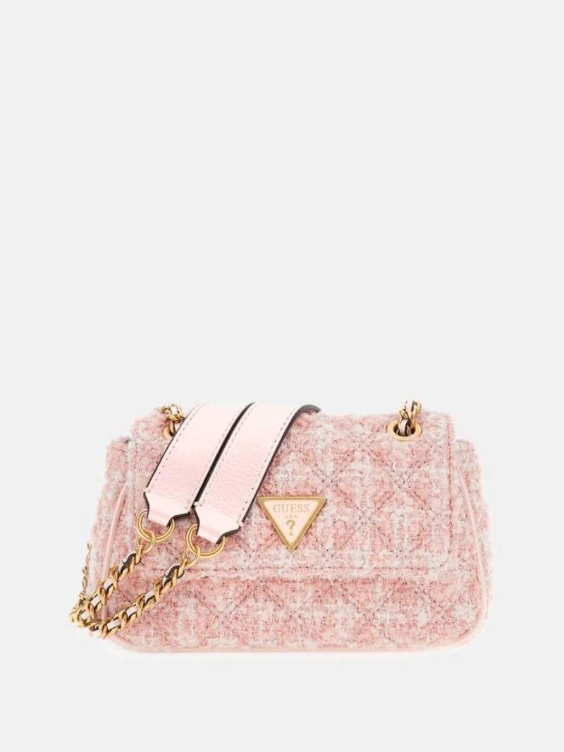 Giully Mini Convertible Crossbody Flap Damen Rosa ONE SIZE von GUESS