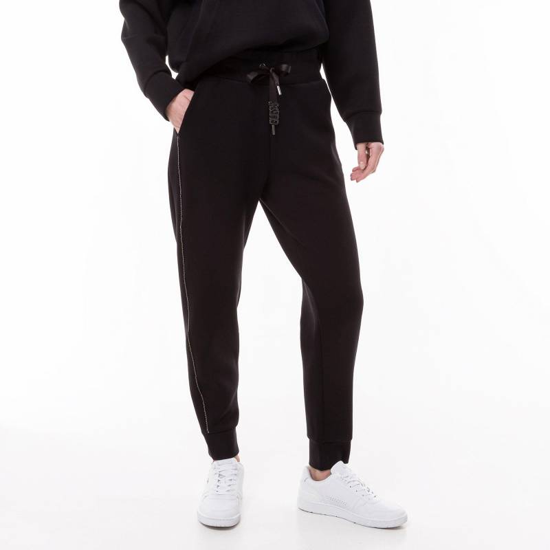 Jogginghose Mit Bündchen Damen Black S von GUESS