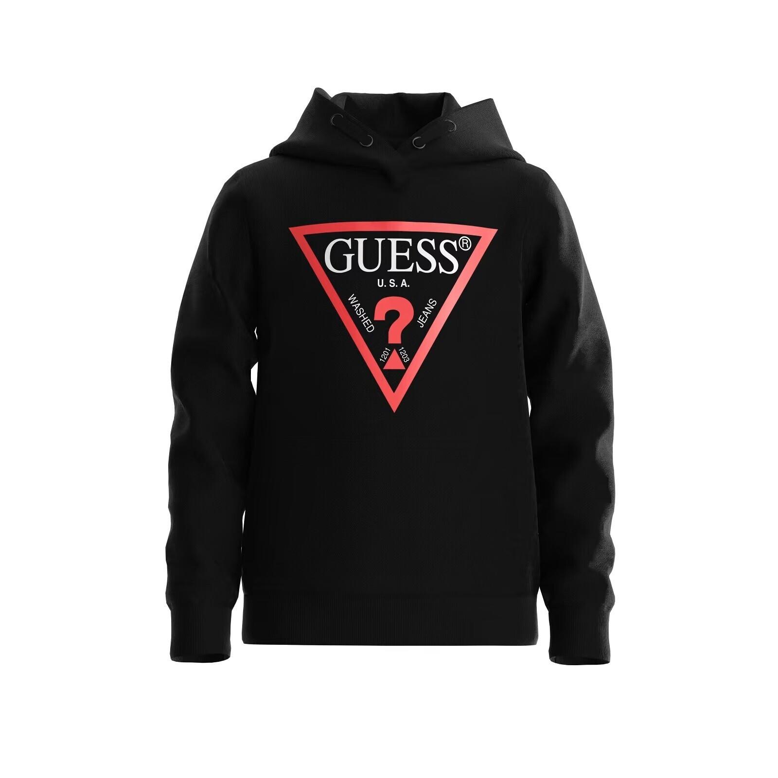 Molton-kapuzenpullover Kind Core Jungen  10A von GUESS