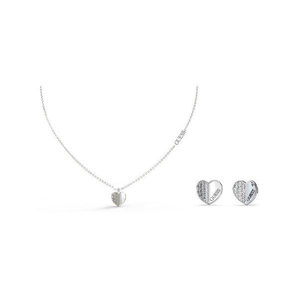 Set Collier/ohrschmuck Damen Silber 40.5CM von GUESS